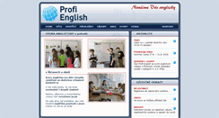 Desktop Screenshot of profienglish.cz