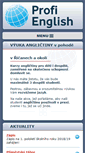 Mobile Screenshot of profienglish.cz